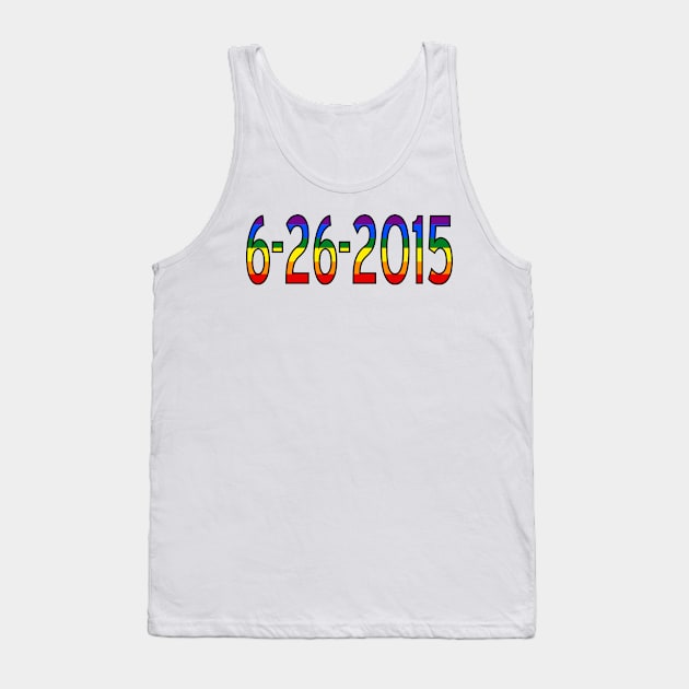 June 26, 2015 SCOTUS Same Sex Marriage Decision Tank Top by AuntieShoe